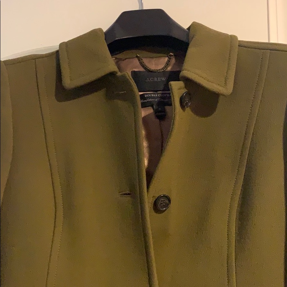 J Crew double cloth wool lady day coat
